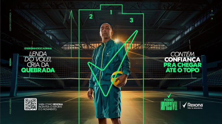 A Rexona celebra a campanha "Pódio Impossível", que aborda as diversas as barreiras que dificultam os movimentos dos brasileiros.