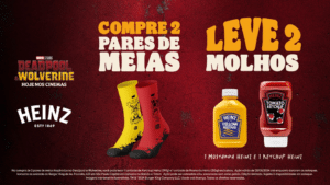 O Burger King anuncia, dando continuidade à campanha inspirada no filme Deadpool & Wolverine, uma nova colaboração com a Heinz.