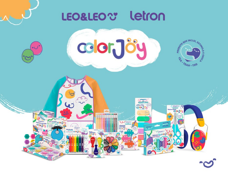 O Grupo Leonora acaba de lançar a coleção de material escolar Color Joy, desenvolvida através de um estudo com a Play Pesquisa.