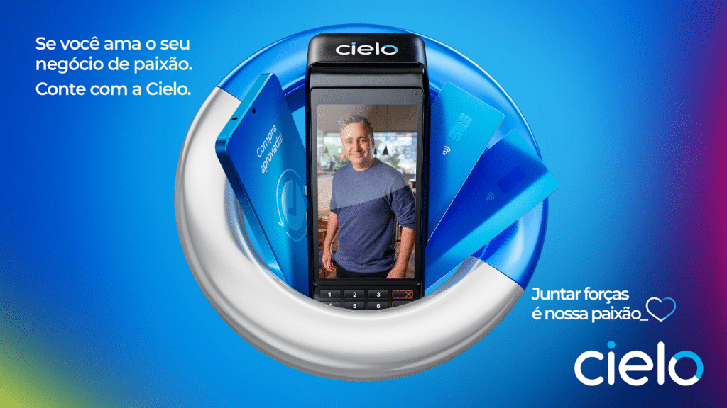 A Cielo acaba de anunciar a campanha "Juntar forças é nossa paixão", que destaca donos de negócios que são apaixonados pelo que fazem.