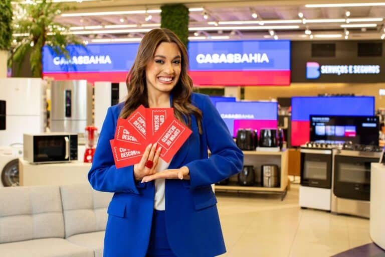 O Grupo Casas Bahia firmou parceria com a ex-participante do BBB 24, Beatriz Reis, mais conhecida como Bia do Brás.