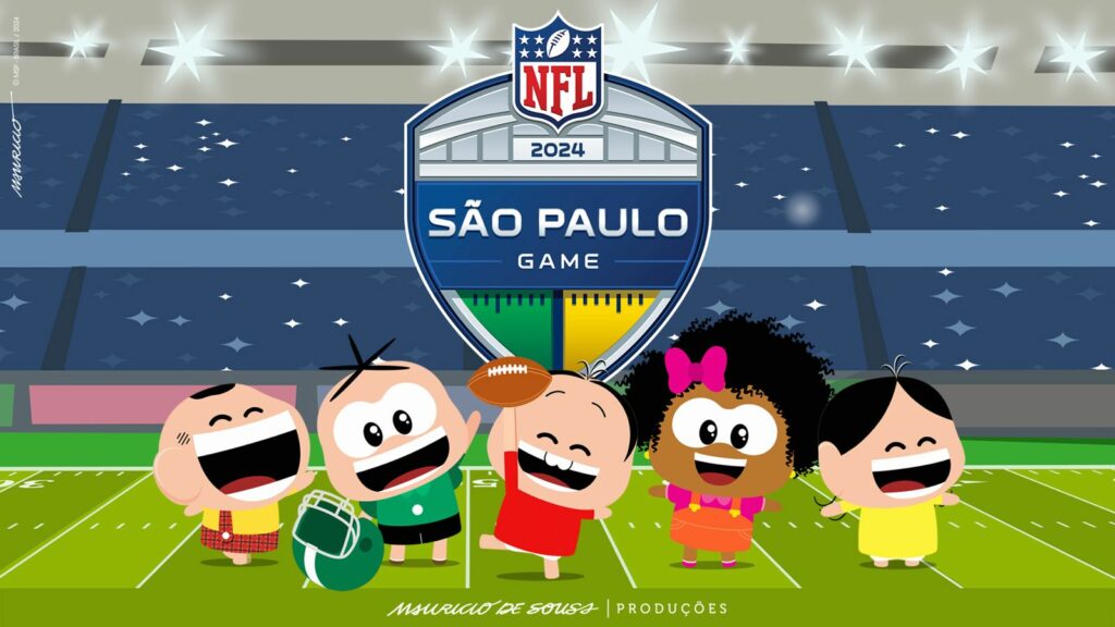 Para celebrar a NFL no Brasil, a Turma da Mônica entra em campo em um episódio de Mônica Toy, já disponível em seu canal oficial do YouTube.