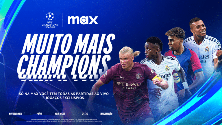 A Max apresentou sua campanha oficial para a UEFA Champions League 2024/25, que começou no dia 17 de setembro.