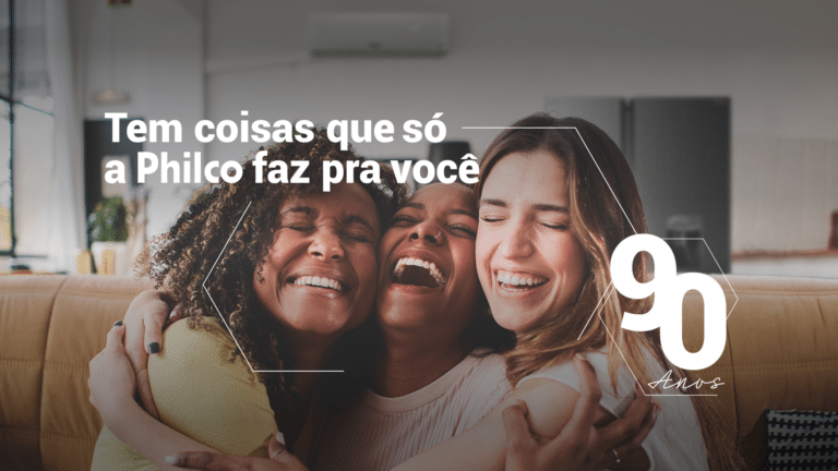 A Philco celebra seus 90 anos de história com descontos imperdíveis em seu e-commerce, disponíveis durante todo o mês de setembro.