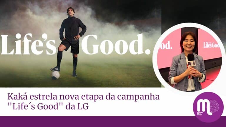Kaká estrela nova etapa da campanha "Life´s Good" da LG