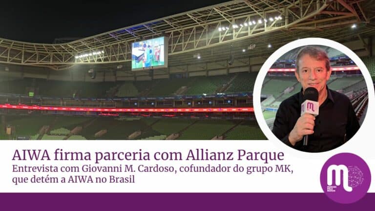 AIWA firma parceria com Allianz Parque e transforma estádio com mais de 500 Smart TVs