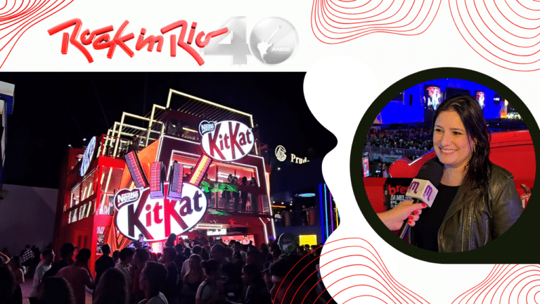 Rock in Rio 2024 - KitKat marca presença no festival com ativações e collab com TikTok. Entrevista com Tatianna Perri, diretora de marketing