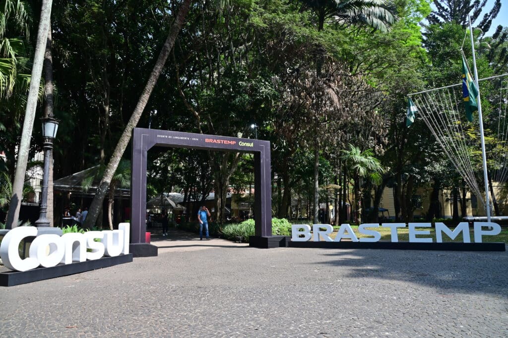 Entrada do Evento de Brastemp e Consul, no Iate Clube de Santos, em São Paulo