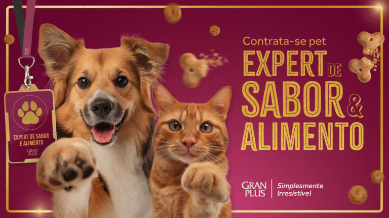 A GranPlus, uma das marcas de pet food da BRF Pet, está em busca de novos "experts" para o seu departamento de Sabor e Alimento.