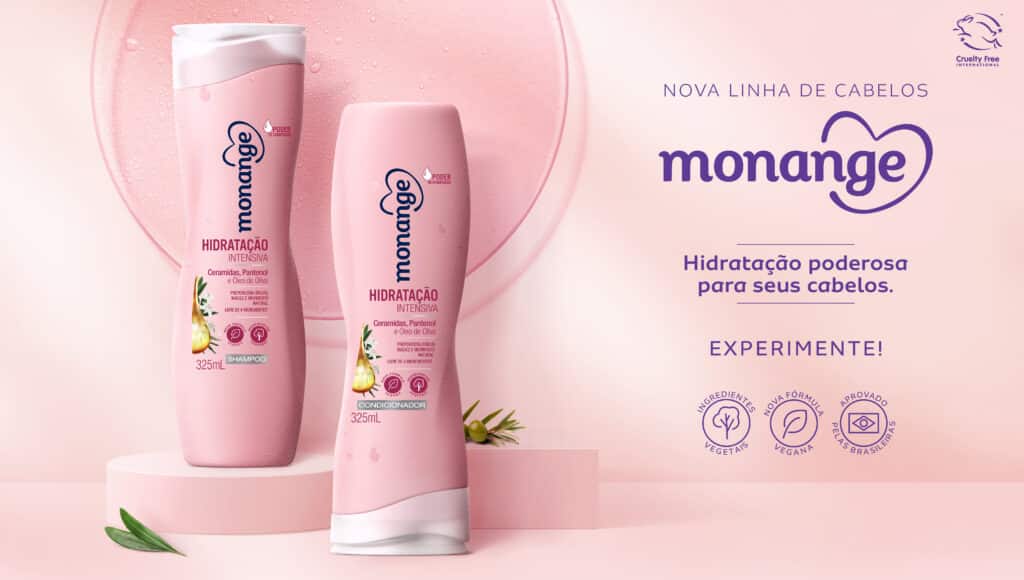 Monange, marca referência por seu portfólio de cuidados com a pele e cabelos, apresenta suas sete novas linhas de produtos capilares.