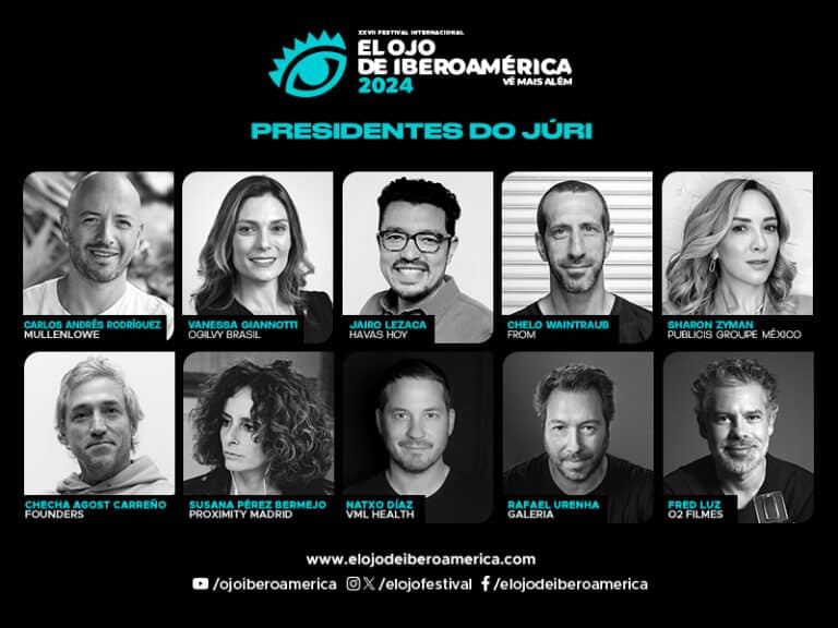 Com três brasileiros na lista, o El Ojo de Iberoamérica anuncia mais dez presidentes de juri da 27° edição do festival.
