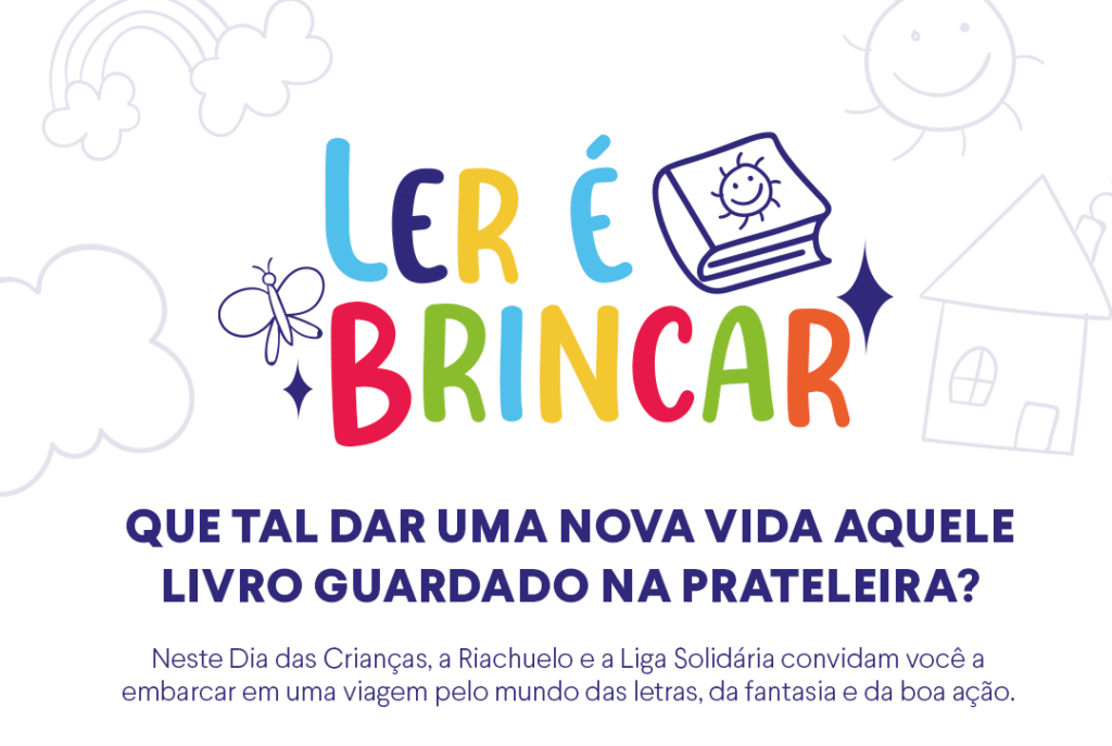 Riachuelo convida consumidores a embarcarem em uma viagem pelo universo das letras, da fantasia e da boa ação com a campanha "Ler é brincar".