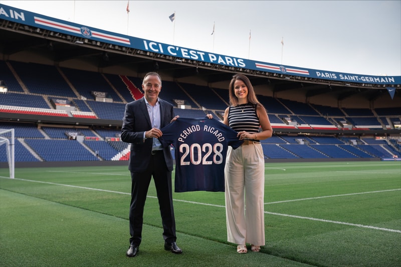 A Pernod Ricard acaba de anunciar parceira global, a primeira do gênero para o Grupo, com o Paris Saint-Germain.