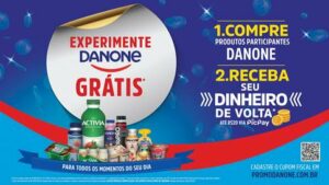 A Danone, sinônimo de categoria em iogurtes, desafia os consumidores a participarem da nova campanha "Experimente Danone Grátis".