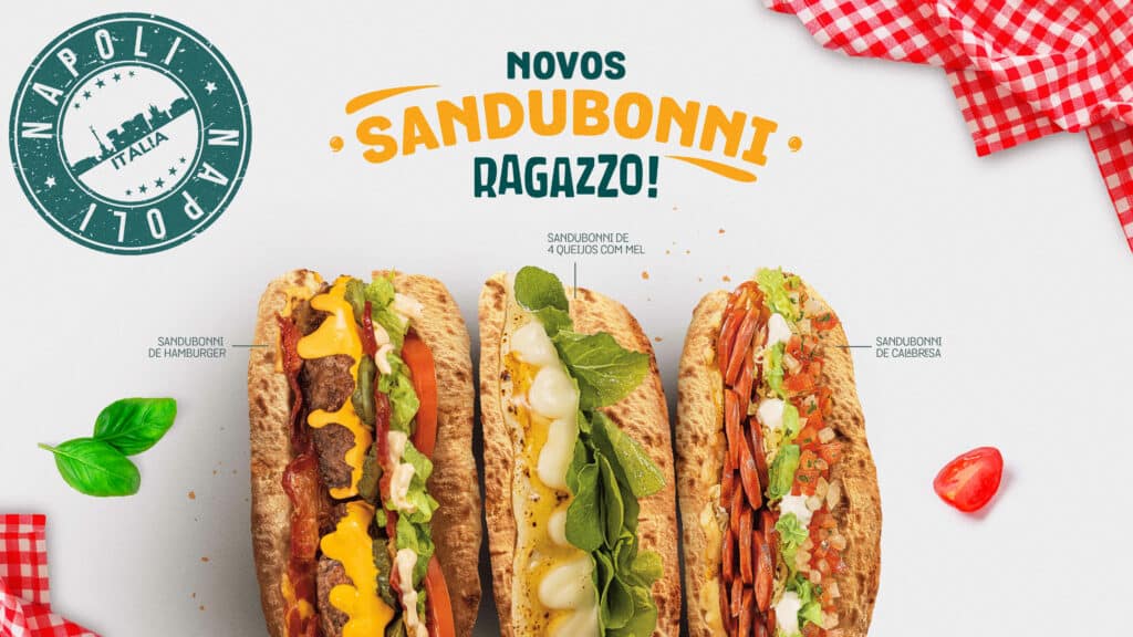 A nova campanha do Ragazzo tem tudo para ficar na cabeça, assim como o Sandubonni, e ainda transportar o público direto para Itália.
