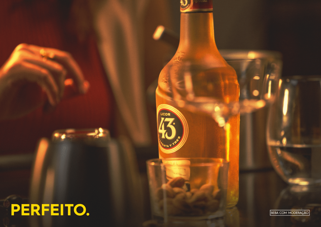 "Licor 43 - Perfeito" é o conceito criativo da nova campanha desenvolvida pela área de comunicação do Colletivo para a marca.