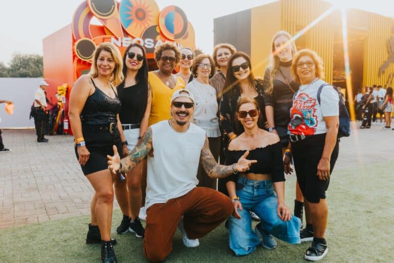 Neosaldina convidou dez participantes para visitarem o estande no Rock in Rio e aproveitarem a área VIP do evento.