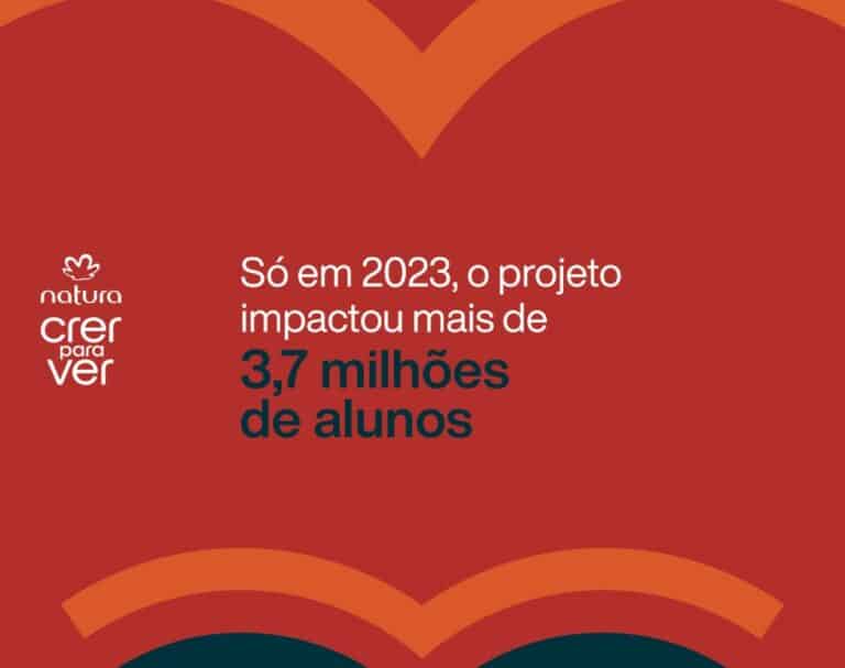 Natura Crer Para Ver dá início, durante a semana do Professor, à campanha “E se a gente pudesse transformar vidas através da educação?”.