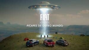 A Fiat decidiu contar, para celebrar sua liderança no mercado de picapes, om uma criatura de outro planeta em sua mais nova campanha.
