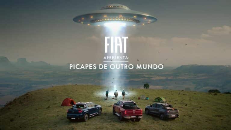 A Fiat decidiu contar, para celebrar sua liderança no mercado de picapes, om uma criatura de outro planeta em sua mais nova campanha.