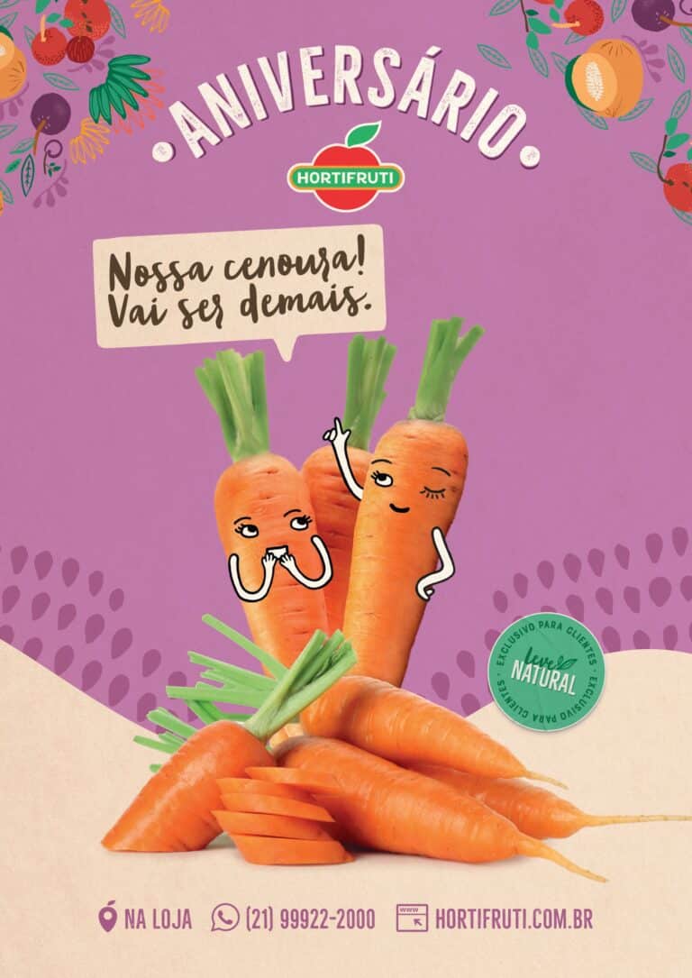A Hortifruti Natural da Terra completa 35 anos e resgata o humor único da marca para fortalecer a comunicação com seus milhões de clientes. 