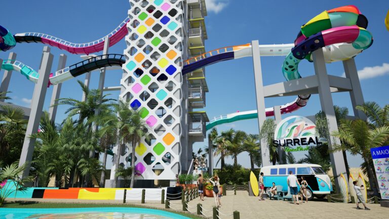 O Beach Park acaba de anunciar a sua mais nova atração, a 'Surreal', montanha-russa aquática mais alta do mundo.