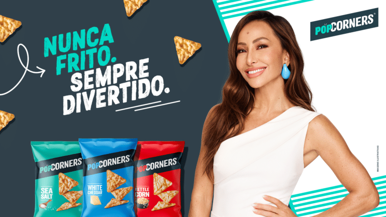 A PopCorners, marca de snacks do portfólio da PepsiCo, acaba de escalar Sabrina Sato como sua embaixadora no Brasil.