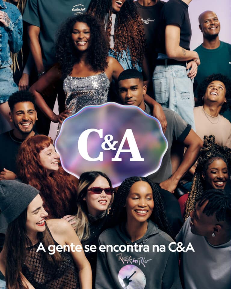 A C&A apresentou seu novo conceito, "A gente se encontra na C&A", que reflete a forma como a marca quer se conectar com suas clientes. 