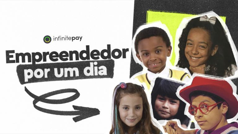 InfinitePay transforma ex-astros mirins Luciano Amaral, Jean Paulo Campos, Raíssa Chaddad, Aretha Oliveira e Eunice Baía em empreendedores.