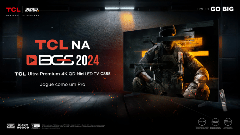 A TCL irá participar mais uma vez da BGS, e pelo segundo ano consecutivo, patrocinará o espaço TCL Meet & Greet.