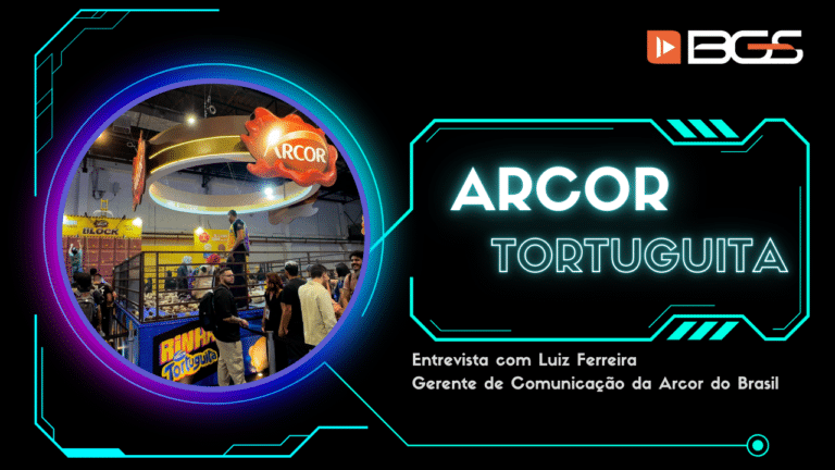 Arcor faz sua estreia na BGS (Brasil Game Show). Acompanhe entrevista comLuiz Ferreira, gerente de comunicação da Arcor do Brasil