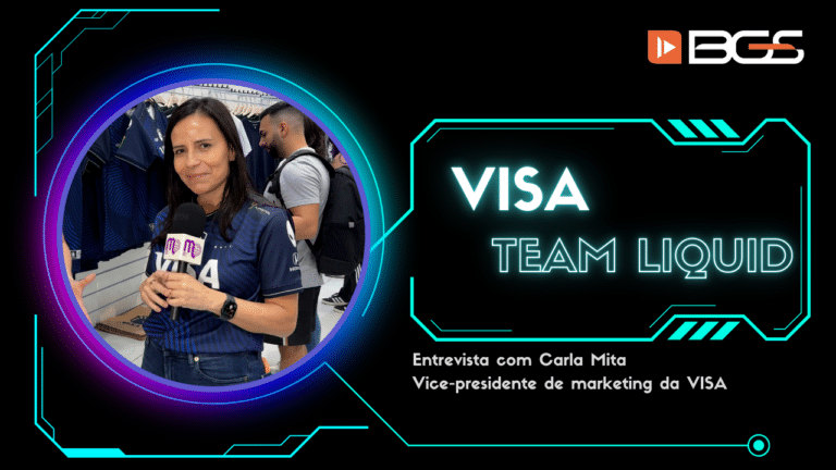 BGS 2024 - Visa estreia no universo dos games com o patrocínio ao Team Liquid. Entrevista com Carla Mita, VP de Marketing