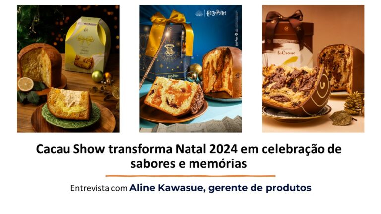 Cacau Show transforma Natal 2024 em celebração de sabores e memórias