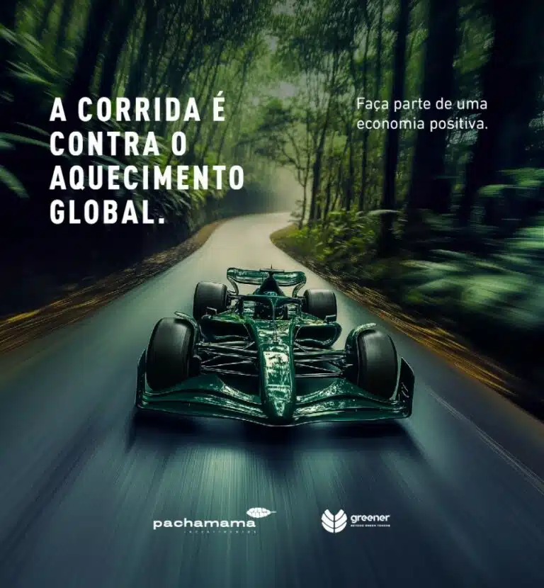 Em parceria com a Greener, a AKM estreou uma nova ação para a Pachamama, que leva o tema "A corrida é contra o aquecimento global".