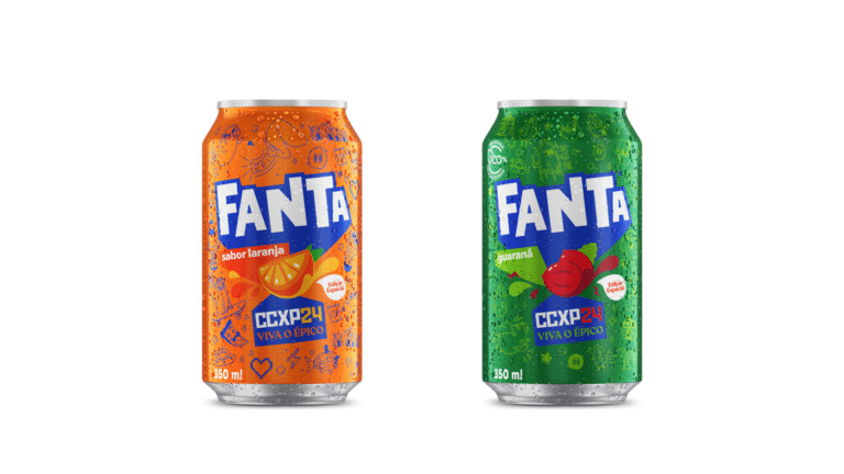 A Fanta comunica o lançamento de uma lata de edição especial e limitada com a temática da Comic Con Experience 2024.
