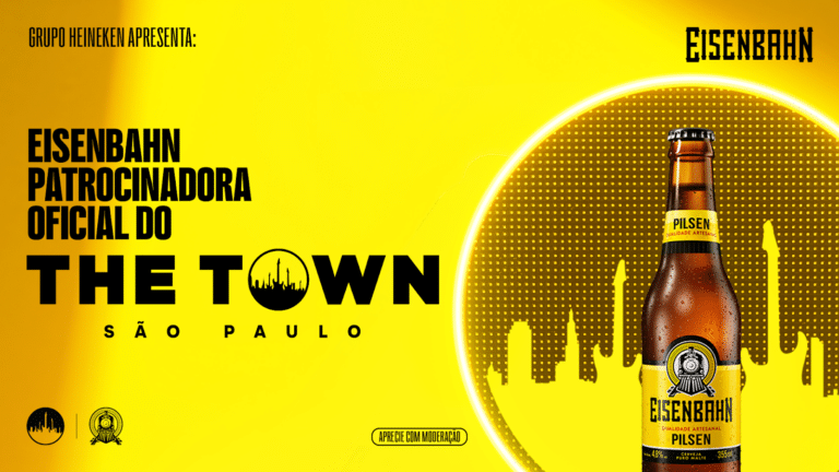 Eisenbahn reforça presença no universo musical como cerveja oficial do The Town 2025
