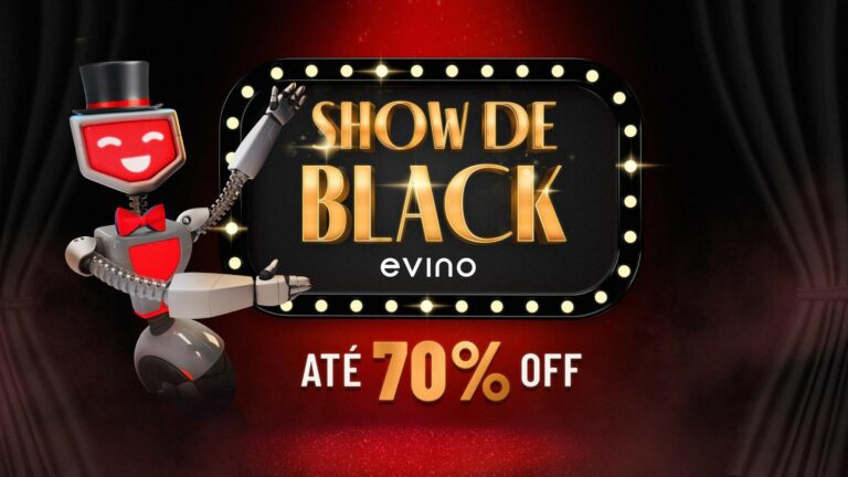 A Evino lança sua campanha de Black Friday, intitulada "Show de Black", que traz de volta, dos dias 1 a 30 de novembro, a IA E_Vini.