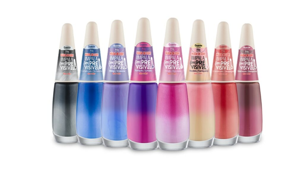 Impala Lança Coleção de Esmaltes (im)Previsível, com Tecnologia que Muda a Cor conforme a Temperatura