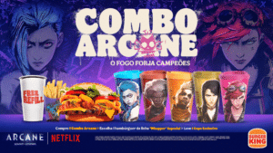 Arcane está de volta com sua segunda temporada, e o Burger King é o parceiro ideal para quem vai acompanhar os novos capítulos da história.