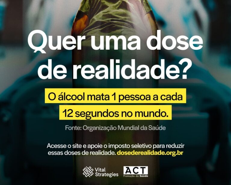 Moringa continua campanha que influencia no debate sobre a importância de aumentar a taxação de bebidas alcoólicas com o Imposto Seletivo.
