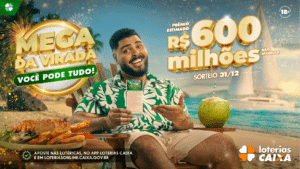 Criada pela Binder, a campanha da "Mega da Virada" deste ano convida o público a participar do mais tradicional concurso das Loterias CAIXA.
