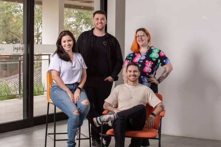 A The Juju decidiu expandir sua equipe de criação, com a chegada de Lucas Gallego, Flávia Ruggiero, Talita Freitas e Luccas Passamai.
