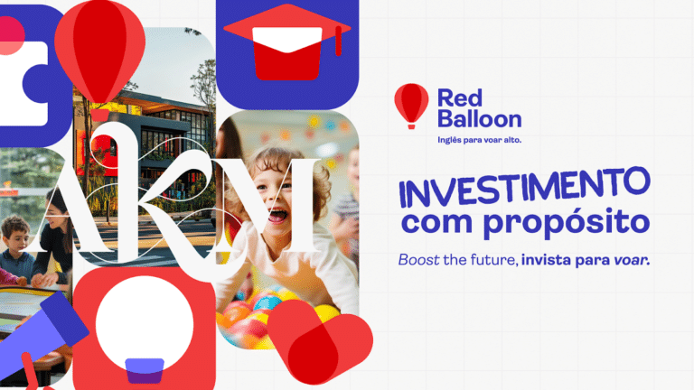 A agência AKM acaba de conquistar a conta da Red Balloon, rede de ensino de inglês voltada para crianças e adolescentes.