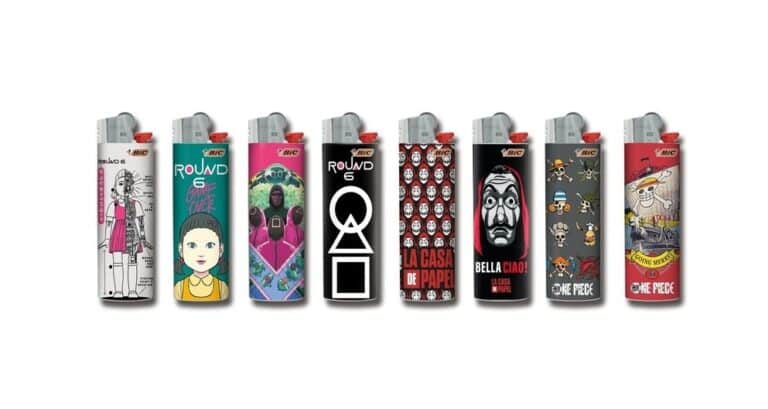 Round 6, La Casa de Papel e One Piece inspiram nova coleção de isqueiros da BIC
