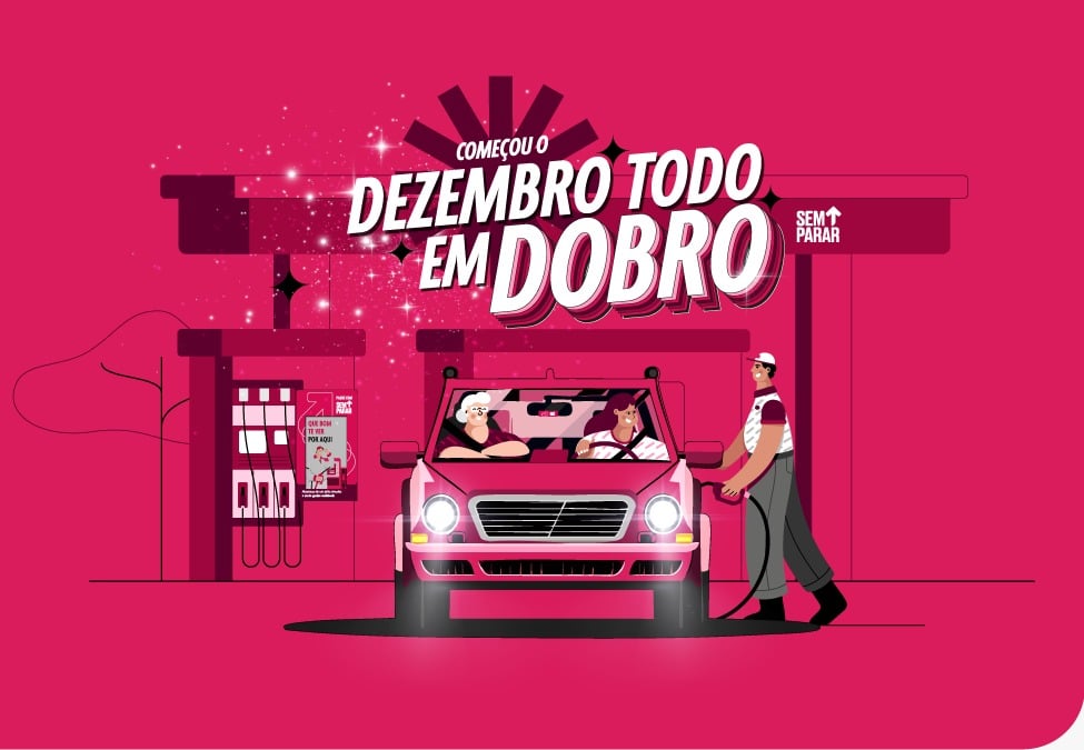 Clientes Sem Parar terão cashback em dobro em dezembro