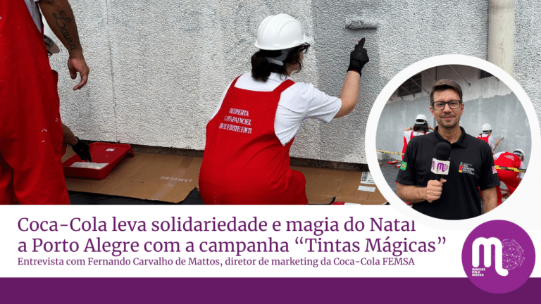 Coca-Cola leva solidariedade e magia do Natal a Porto Alegre com a campanha “Tintas Mágicas”