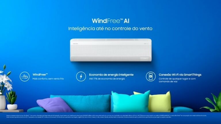 Samsung apresenta linha WindFree AI com inteligência artificial