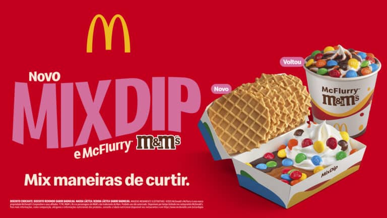 O McDonald's tem a solução perfeita para refrescar nesse verão: sua nova sobremesa, a MixDip M&M'S.