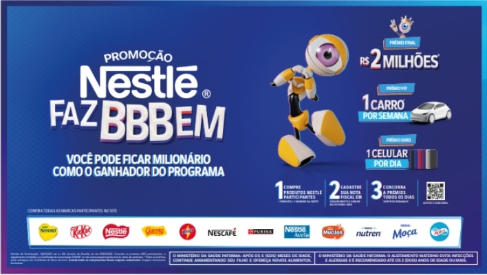 A Nestlé elevou sua presença no Big Brother Brasil a um novo patamar em 2025, ano em que o programa comemora bodas de prata.