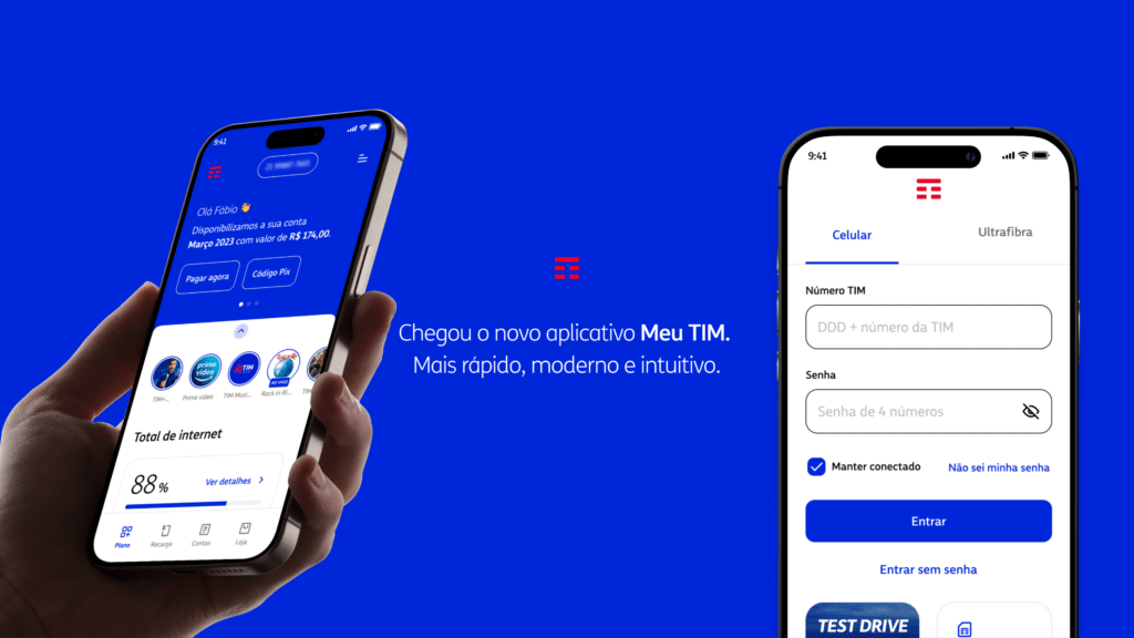 O app Meu TIM está de cara nova e focado em personalização para proporcionar uma experiência única a cada usuário.